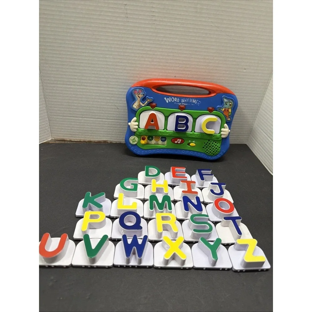 LEAP FROG WORD WHAMMER Electronic Magnetic Fridge Phonics Set - 26 Letters A-Z